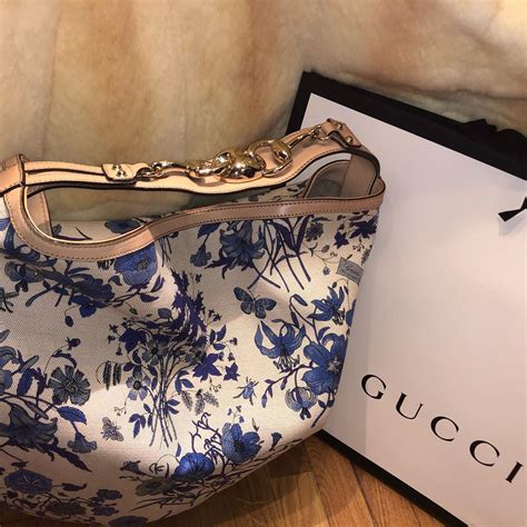 borsa gucci con floreali|Borse Estive Donna Firmate .